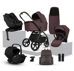 SILVER CROSS Cove Glide360 i-size Ultimate Family Bundle "Damson"